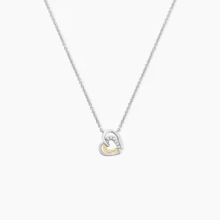 Collier Or Jaune Oxyde De Zirconium