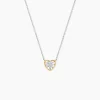 Collier Or Jaune Oxyde De Zirconium