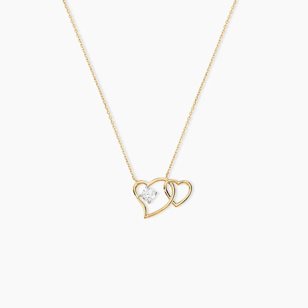 Collier Or Jaune Shiela Oxyde Central