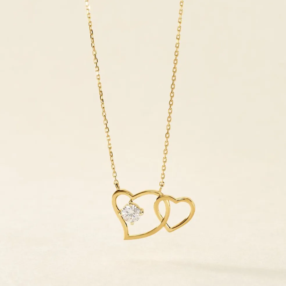 Collier Or Jaune Shiela Oxyde Central