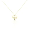 Collier Or Jaune Veridienne Oxyde De Zirconium