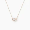Collier Or Rose Valiere Diamants
