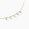 Collier Orlando Or Jaune Diamant Synthétique