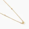 Collier Pendilla Or Jaune