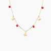 Collier Phyliss Or Jaune Oxyde De Zirconium