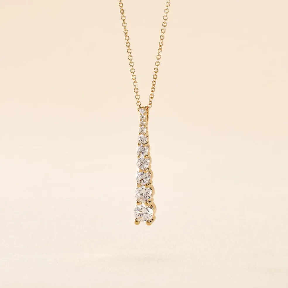 Collier Plaqué Or Beisiris Oxydes De Zirconium