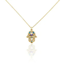 Collier Plaqué Or Jaune Eumelia Oxydes De Zirconium