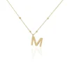 Collier Plaqué Or Jaune Lettra