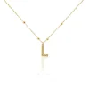 Collier Plaqué Or Jaune Lettra