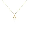 Collier Plaqué Or Jaune Lettra