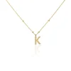 Collier Plaqué Or Jaune Lettra