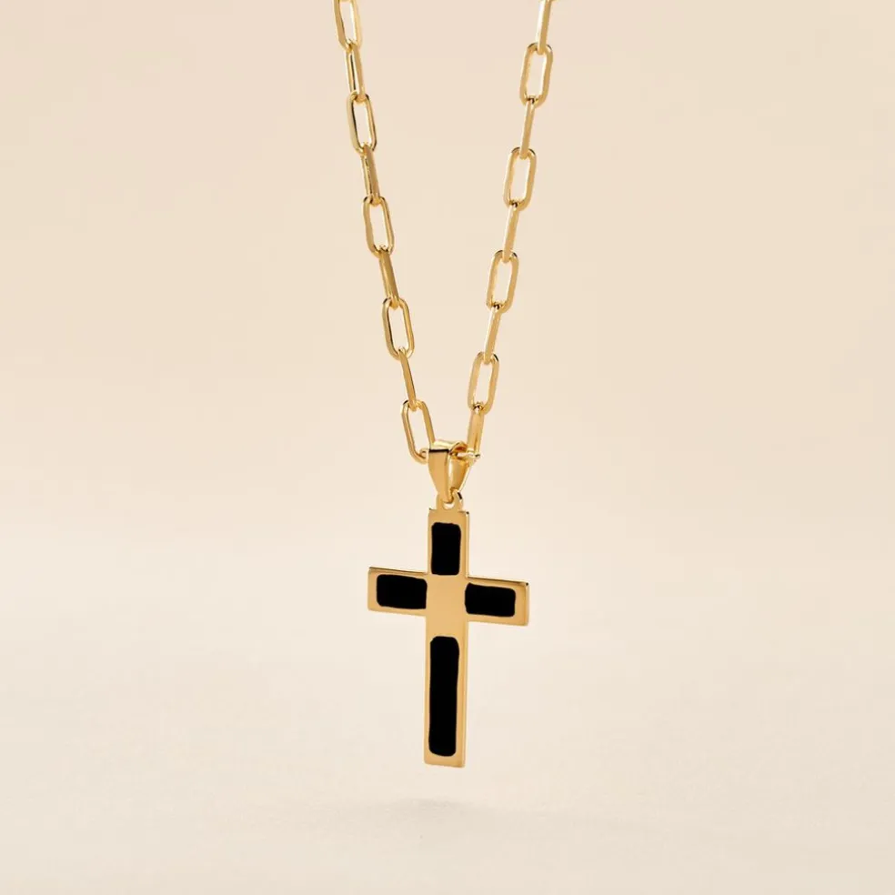 Collier Plaqué Or Quadratu