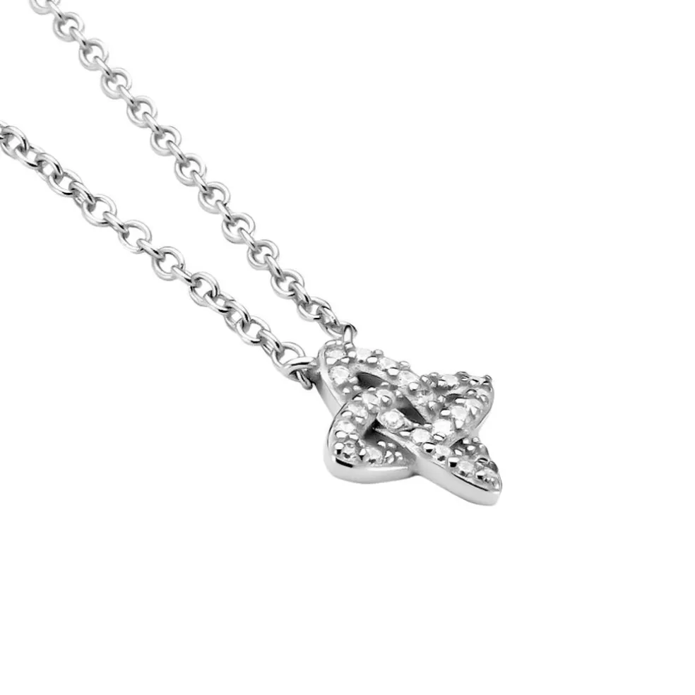 Collier Pleiades Argent Blanc Oxyde De Zirconium