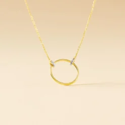 Collier Proserpine Or Jaune Diamant