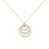 Collier Rama Or Tricolore Oxyde De Zirconium