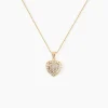Collier Rhadijaae Plaqué Or Jaune Oxyde De Zirconium