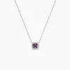 Collier Rio Argent Blanc Oxyde De Zirconium