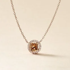Collier Rio Copacabana Argent Rose Oxyde De Zirconium