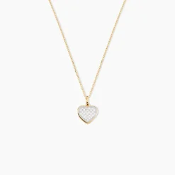 Collier Salviane Or Jaune Oxyde De Zirconium