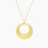 Collier Sautoir Acier Doré Rohan