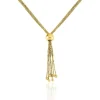 Collier Sautoir Acier Doré Nanaia