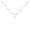 Collier Sevinc Argent Blanc
