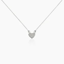 Collier Seya Argent Blanc Oxyde De Zirconium