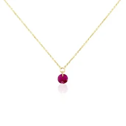 Collier Shakir Or Jaune Rubis