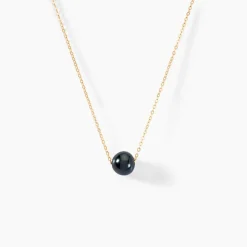 Collier Sissy Or Jaune Perle De Culture