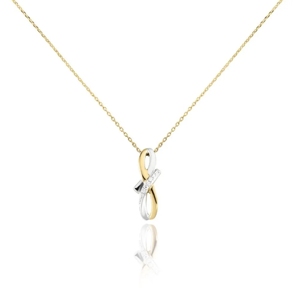 Collier Soukayna Or Bicolore Diamant