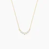 Collier Sparkle Or Jaune Oxyde De Zirconium
