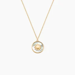 Collier Sunlight Or Jaune Nacre