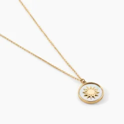 Collier Sunlight Or Jaune Nacre