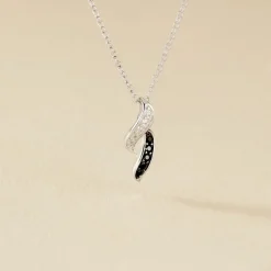 Collier Sylvie Argent Blanc Oxyde De Zirconium