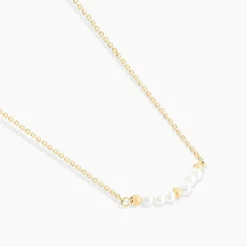 Collier Tova Or Jaune Perle