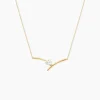 Collier Valeriana Or Jaune Oxyde De Zirconium