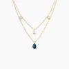 Collier Vasilisa Or Jaune Topaze Oxyde De Zirconium