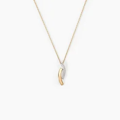 Collier Vero Or Jaune Oxyde De Zirconium