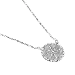 Collier Vinia Argent Blanc
