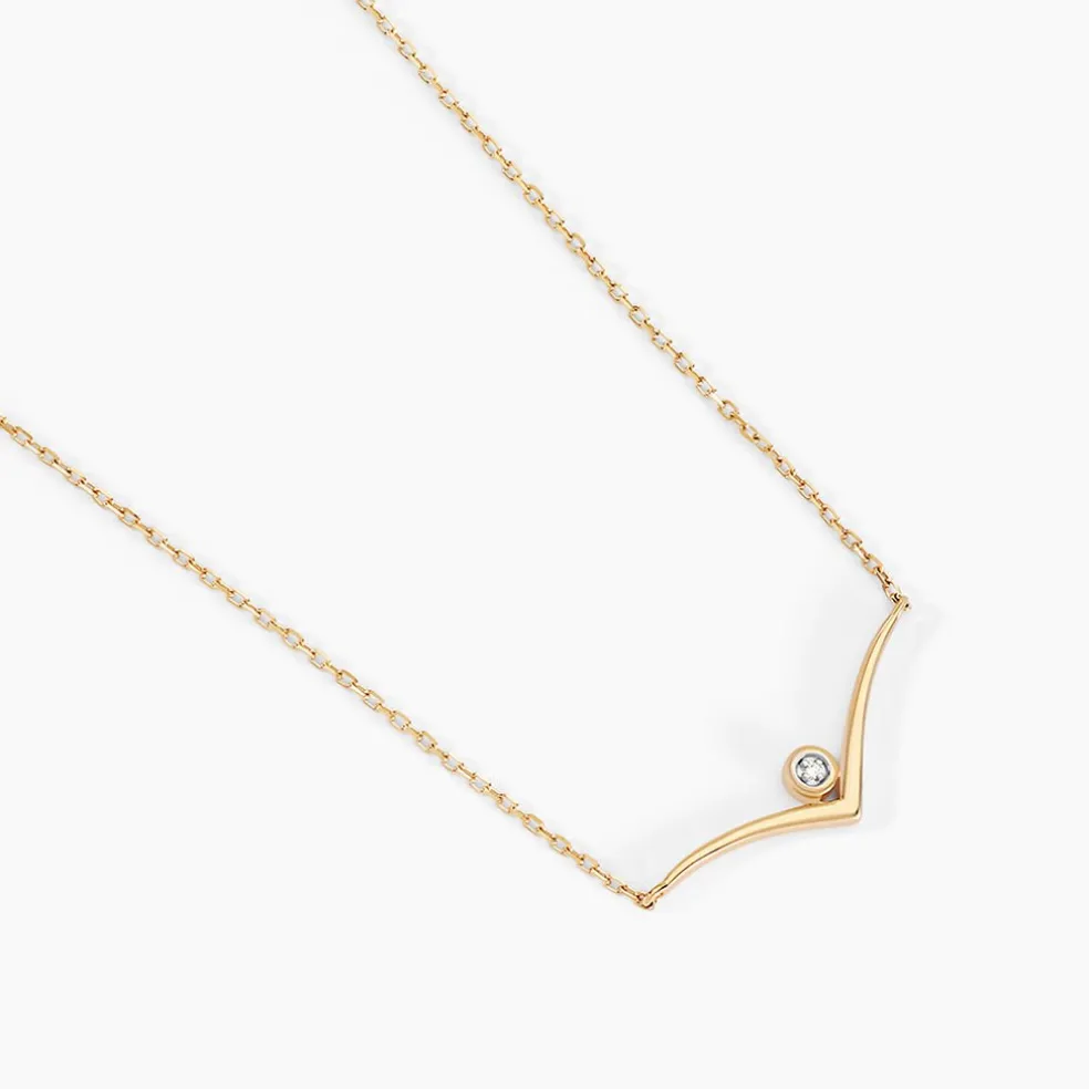 Collier Volia Or Jaune Diamant