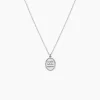 Collier Yahya Argent Blanc