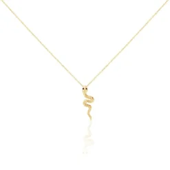Collier Yasha Plaqué Or Jaune Spinelle Synthétique