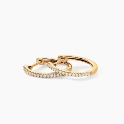 Creoles Or Jaune Aryanna Diamants