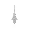 Créole Unitaire Ancelin Rondes Argent Blanc Oxyde De Zirconium