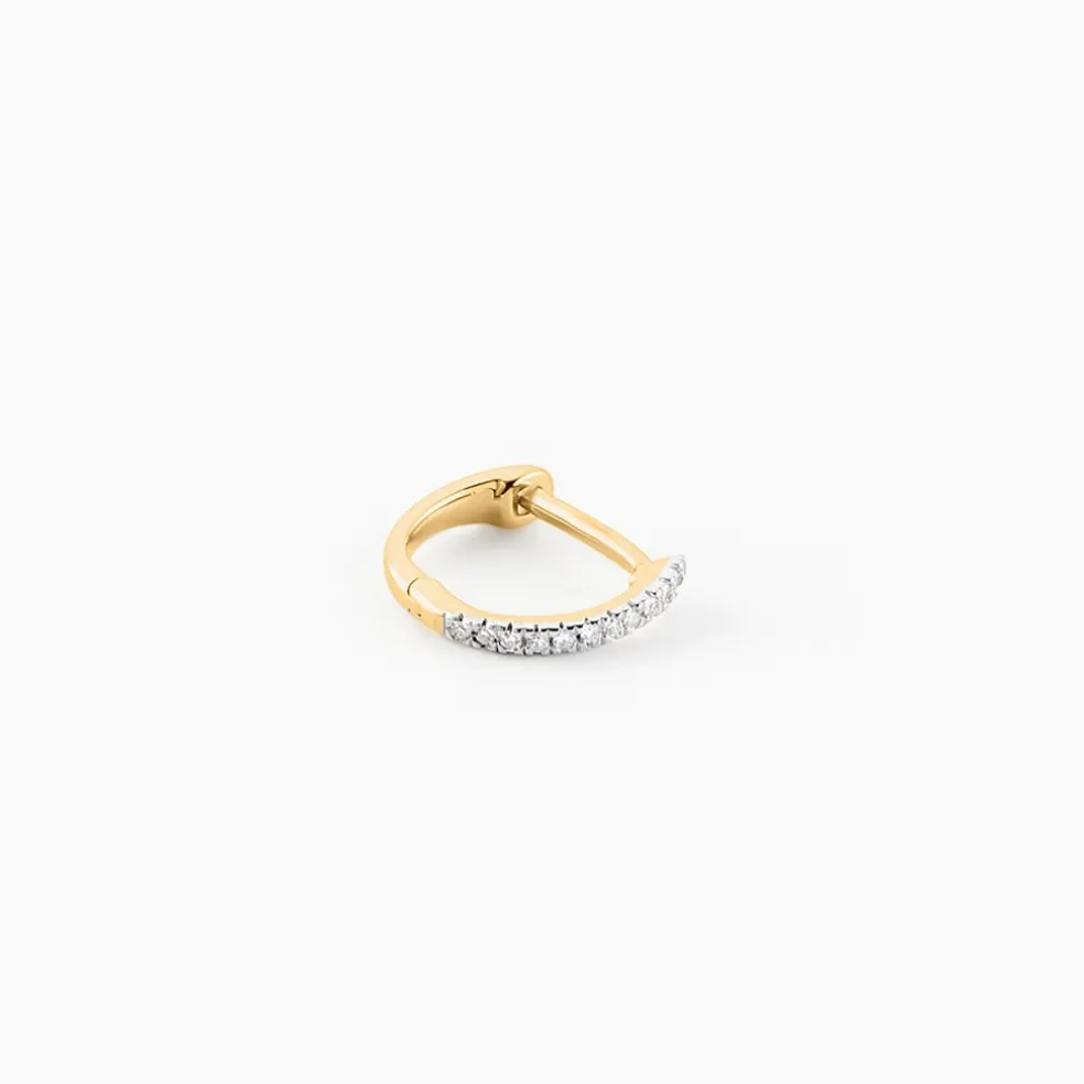 Créole Unitaire Aryanna Or Jaune Diamant