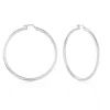 Créoles Argent Blanc Anne