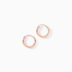 Créoles Argent Rose Olympia