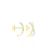 Créoles Bleona Or Bicolore
