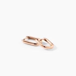 Créoles Carlyn Argent Rose