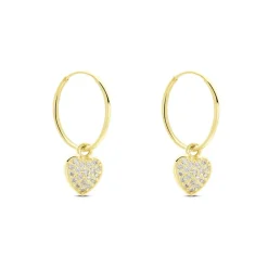 Créoles Lulu Or Jaune Oxyde